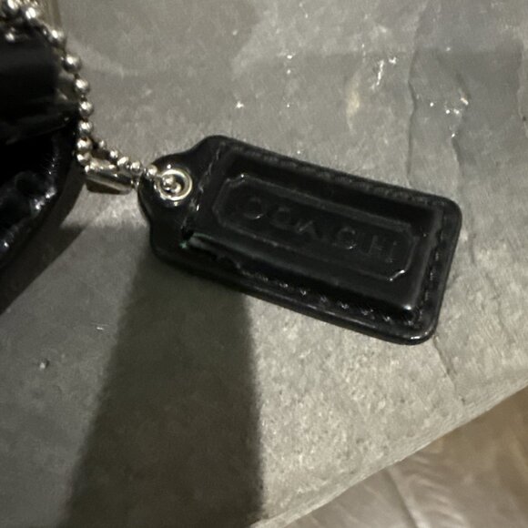 Authentic Rare Coach Black Stripe Bucket w/Patent Leather No M1382-F30581 - Picture 12 of 12